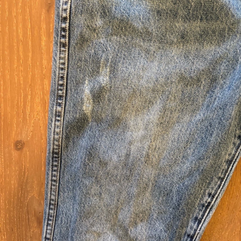Pistola $148 Eden High Rise Mom Kick Straight Distressed Jeans Koi 28/6 - Picture 6 of 13
